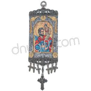 10 Cm Woven Religious Tapestry Wall Hanging Orthodox Catholic Icon 70