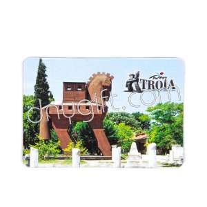Troy Horse Picture Magnet 2