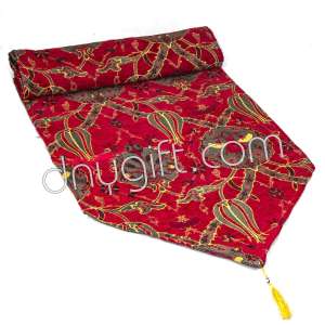 40x180 Turkish Luxury Patterned Red Runner 1893