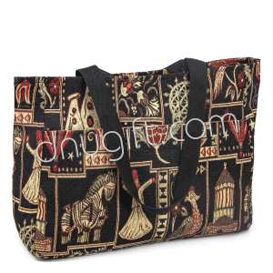 Double Pocketed Tapestry Turkish Beach Bag