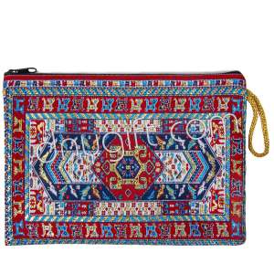 Woven Traditional Turkish Designed Passport Case With Zipper
