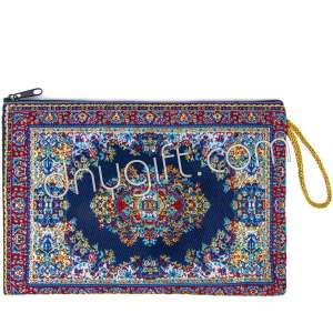 Woven Traditional Turkish Designed Passport Case With Zipper