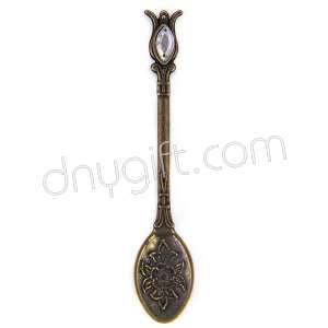 Turkish Style Antique Yellow Tea Spoon 