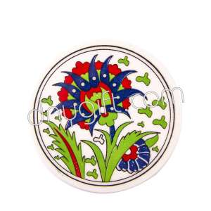 9 Cm Turkish Designed Round Trivet