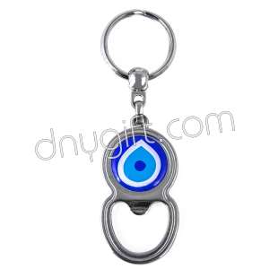 Metal Evil Eye Opener Keychain