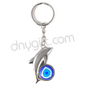 Metal Dolphin  Keychain