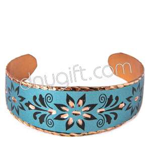 Turquois Turkish Traditional Copper Bracelet