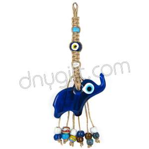 Thick Corded Elephant Wall Hanging Ornament