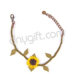 Sunflower Point Lace Bracelet