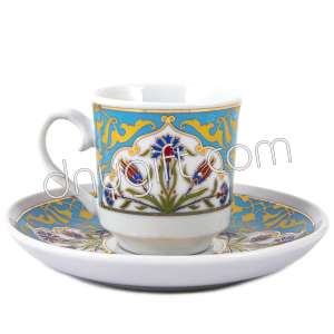 Turkish Gold Plated Cup Tk Set Of 6