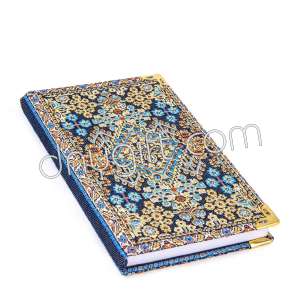 Small Size Turkish Carpet Designed Woven Notebook