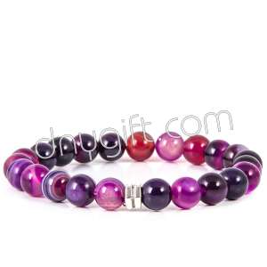 Purple Carnelian Bracelet