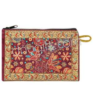 Miniature Turkish Carpet Designed Woven Wallet