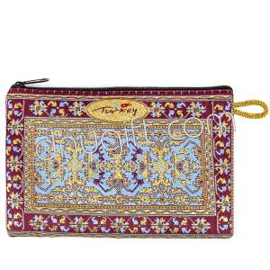 Miniature Turkish Carpet Designed Woven Wallet