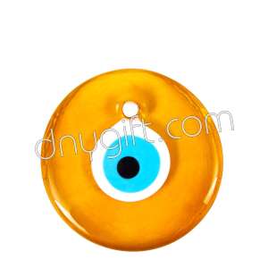 4 No Nazar Boncuğu Şeffaf Sarı