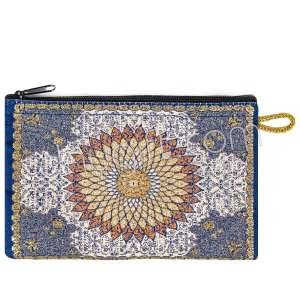 Halı Desenli Dokuma Cüzdan