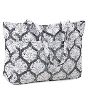 Çift Cepli Plaj Çantası Tavuskuşu Krem