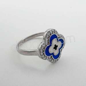 925 Ayar Taşlı Gümüş Yüzük 2,88 Gr