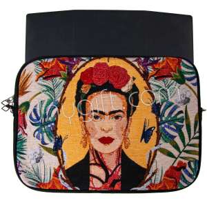 Otantik Goblen Frida Desenli Laptop Çantası