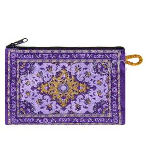 Kilim Desenli Dokuma Cüzdan