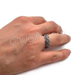 Zirkon Taşlı Nazarlı Yüzük