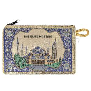 İstanbul Desenli Dokuma Cüzdan