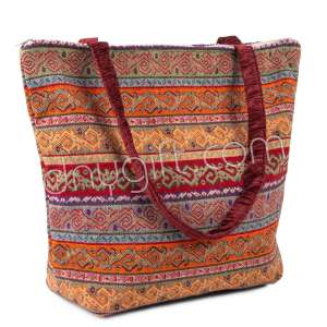 Antep Desenli Otantik Kol Çantası