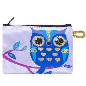 Baykuş Desenli Dokuma Cüzdan