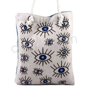 Nazar Desenli Heybe Çanta