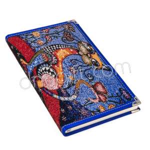 Kedi Desenli Goblen Defter