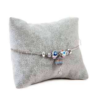 Zirkon Taşlı Balon Bileklik