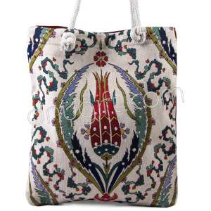 Otantik Desenli Heybe Çanta