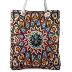 Otantik Desenli Heybe Çanta