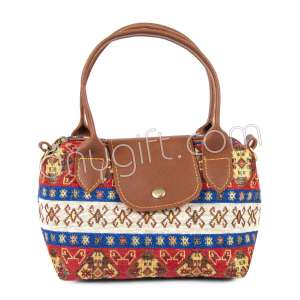 Kilim Desenli Rosto Çanta