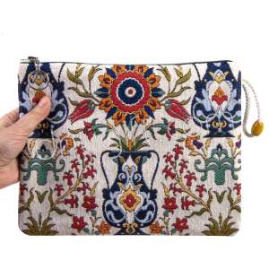 Goblen Klaç Çanta Kilim Desenli