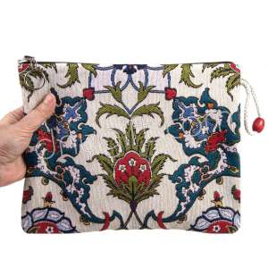 Goblen Klaç Çanta Kilim Desenli