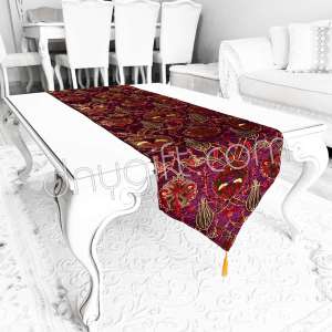 40x180 Lale Desen Mor Runner