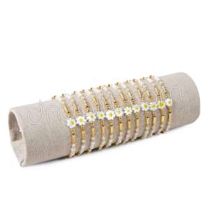 Boncuklu Papatya Bileklik