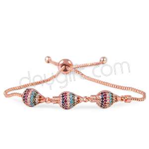 Zirkon Taşlı Balon Bileklik