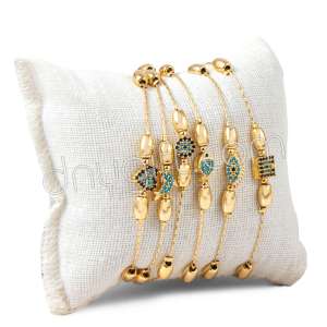 Zirkon Taşlı Nazar Bileklik