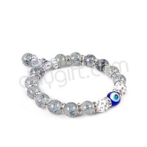 10 mm Cam Gri Bileklik