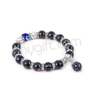 10 mm Cam Siyah Bileklik