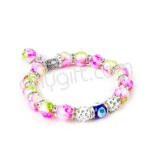 10 mm Cam Renkli Bileklik