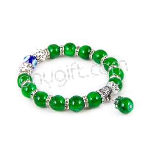 10 mm Cam Yeşil Bileklik