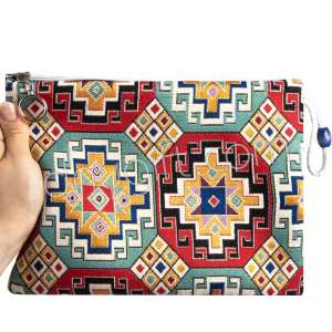 Goblen Klaç Çanta Kilim Desenli