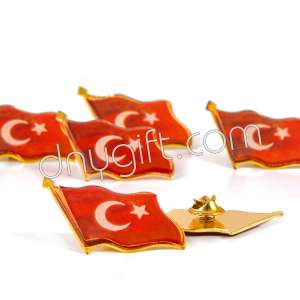 Turkish Flag Badge Big