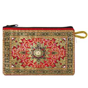 Turkish Kilim Patterned Woven Wallet 142