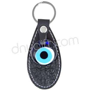 Leather Turkish Keychain In Orange